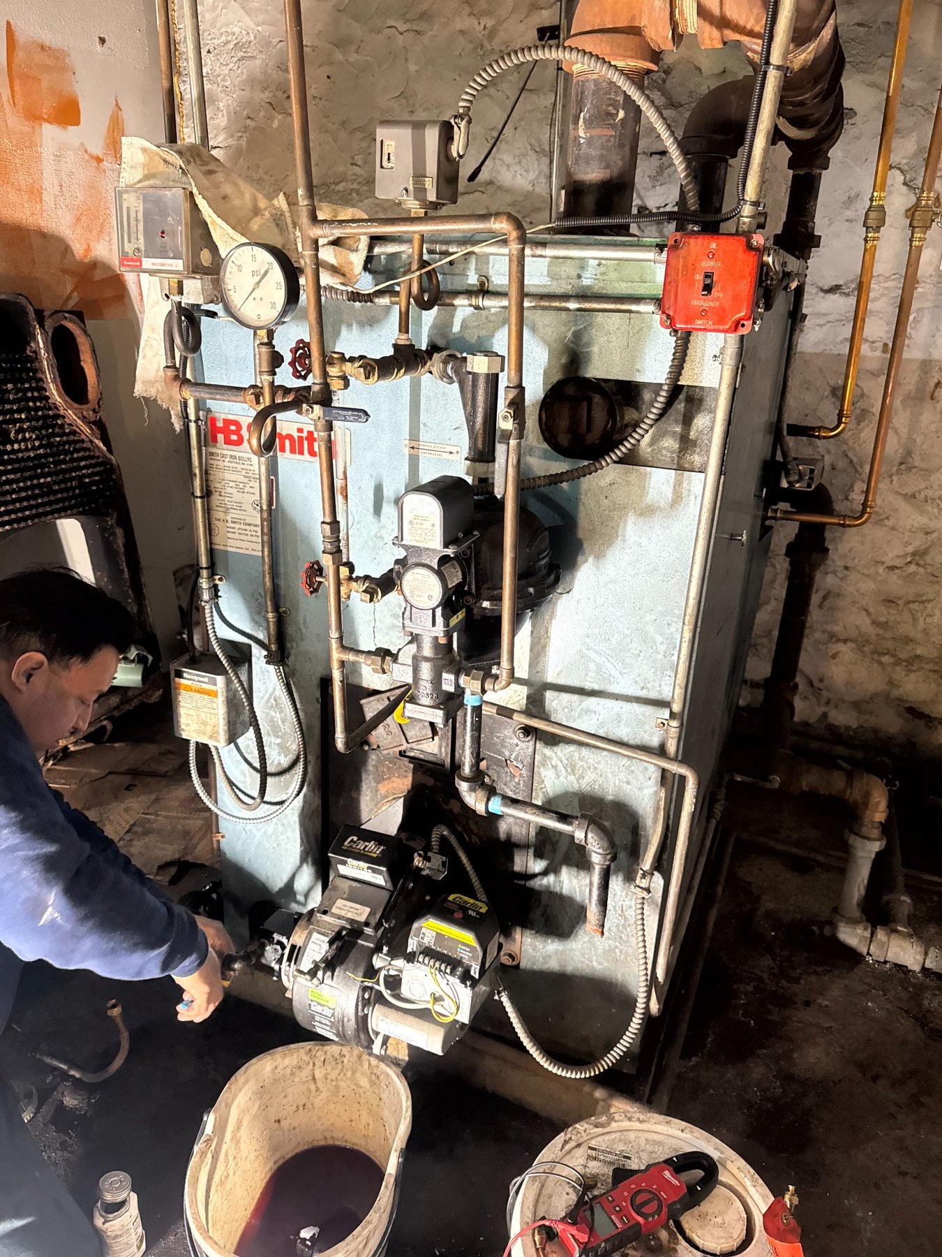 Hands-on boiler and piping service
