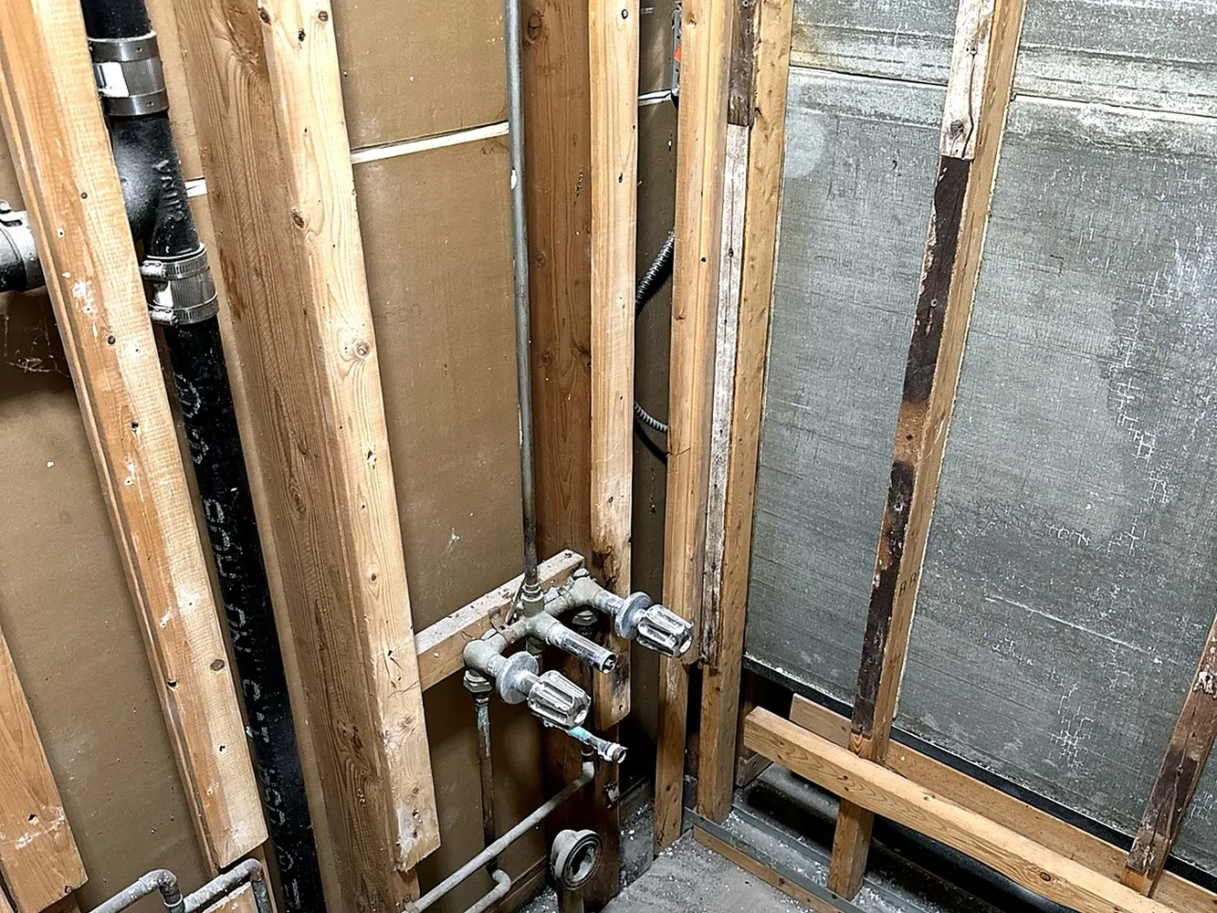 Interior rough-in and improvement work