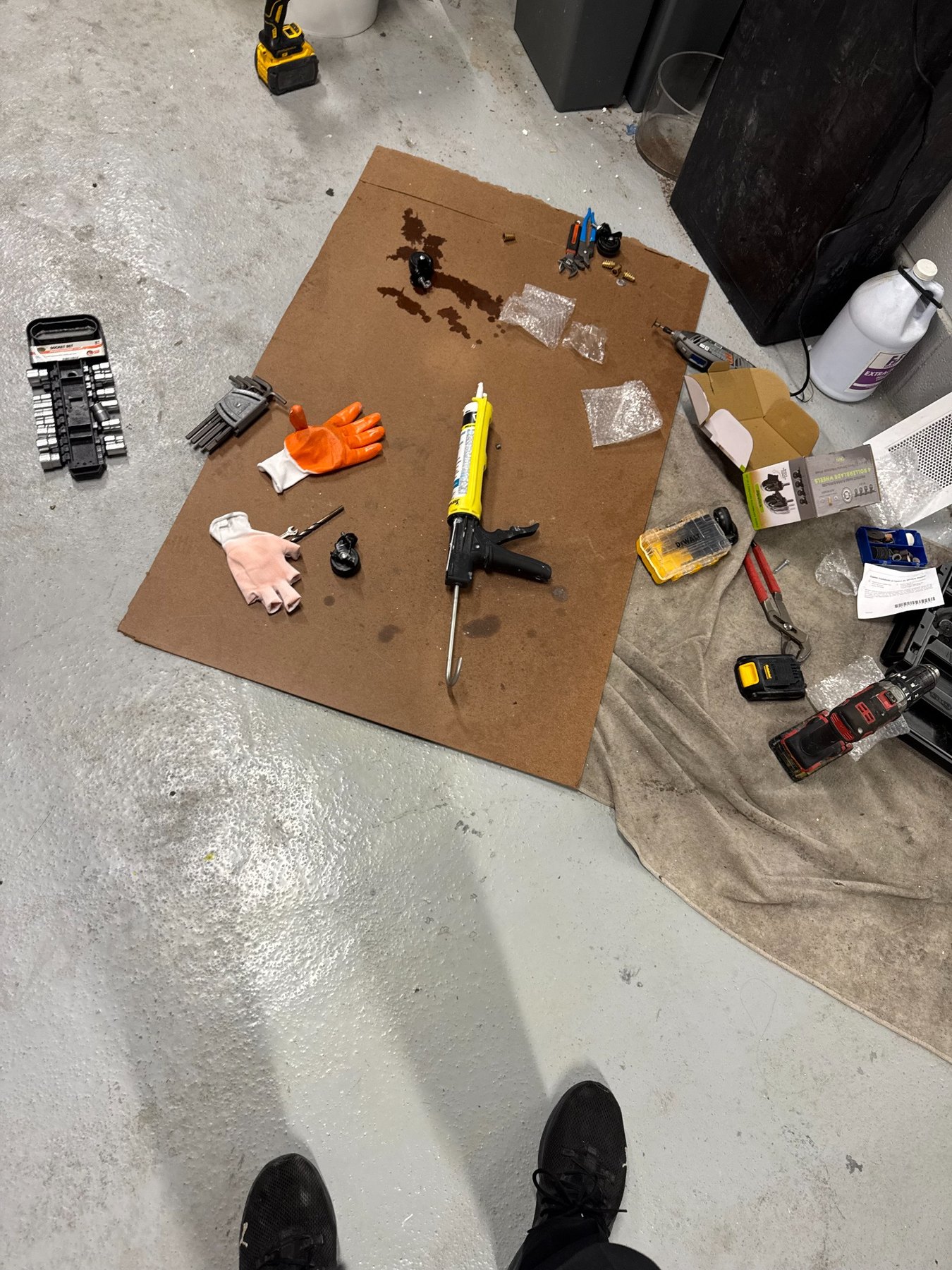 Prepared repair and installation work
